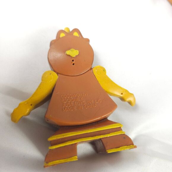 Just Toys Beauty And The Beast Cogsworth & Beast Rubber Toy Figure - Picture 4 of 4